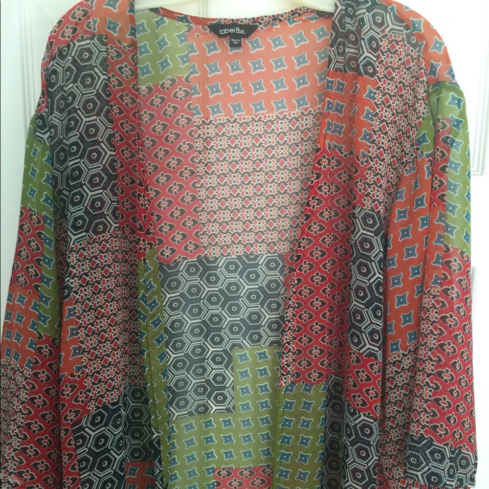 Light weight short sleeve kimono